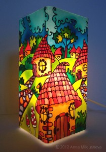 Fairytale-village-stained-glass-desk-lamp-2        